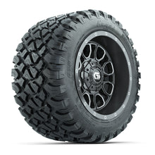 GTW Volt Gunmetal/Machined 12 in Wheels with 22x11-R12 Nomad All Terrain Tires – Full Set