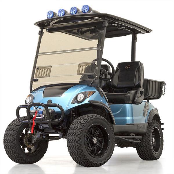 RedDot Yamaha G29/Drive Tinted 1/4″ Fold-Down Windshield with Vents (Years 2007-2016)