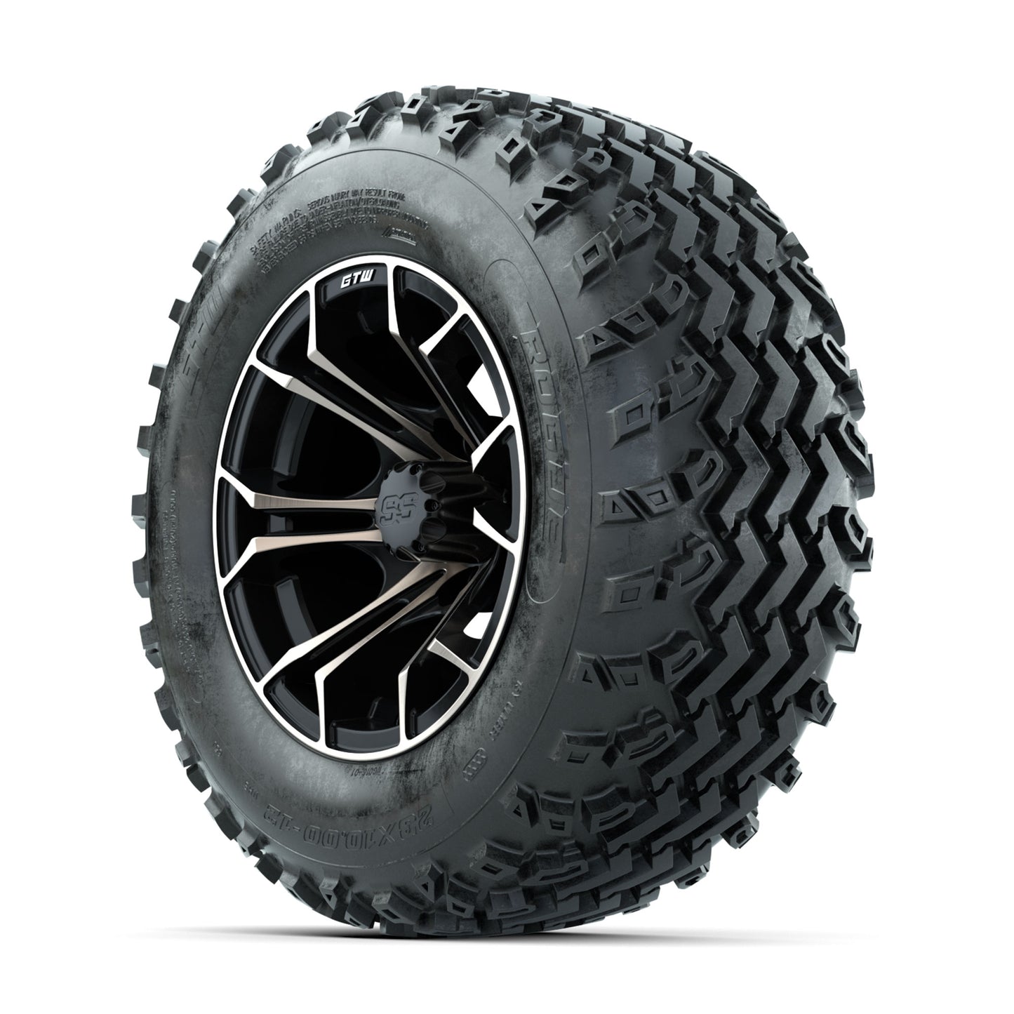 GTW Spyder Bronze/Matte Black 12 in Wheels with 23x10.00-12 Rogue All Terrain Tires – Full Set