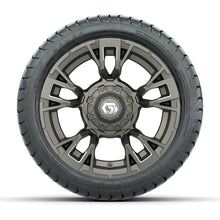 GTW® Vandal Satin Bronze/Machined 12 in Wheels with 215/35-12 Mamba Street Tires – Full Set