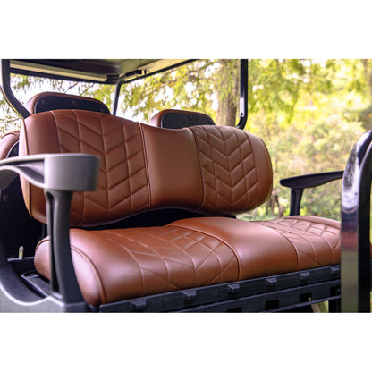 MadJax Aviator Coffee Rear Seat Cushions for ICON i40 Golf Carts