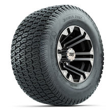 GTW Specter Black/Machined 10 in Wheels with 20x10-10 S-Pattern Terra Pro Street Tires – Full Set