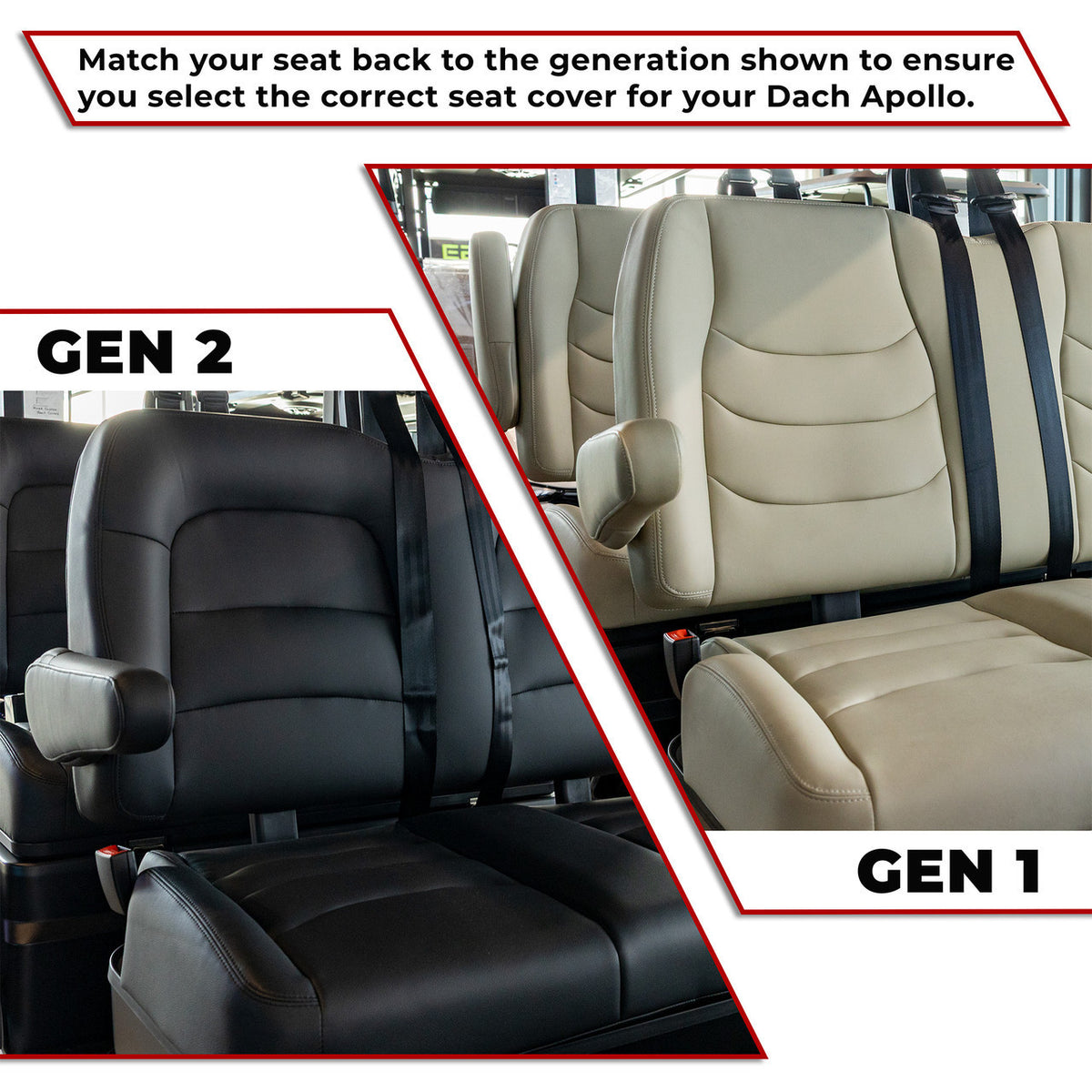 MODZ® Dach Apollo Gen 2 Seat Cover Set - Custom