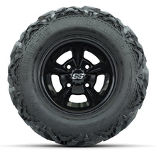 GTW Godfather Black 10 in Wheels with 20x10-10 Barrage Mud Tires – Full Set