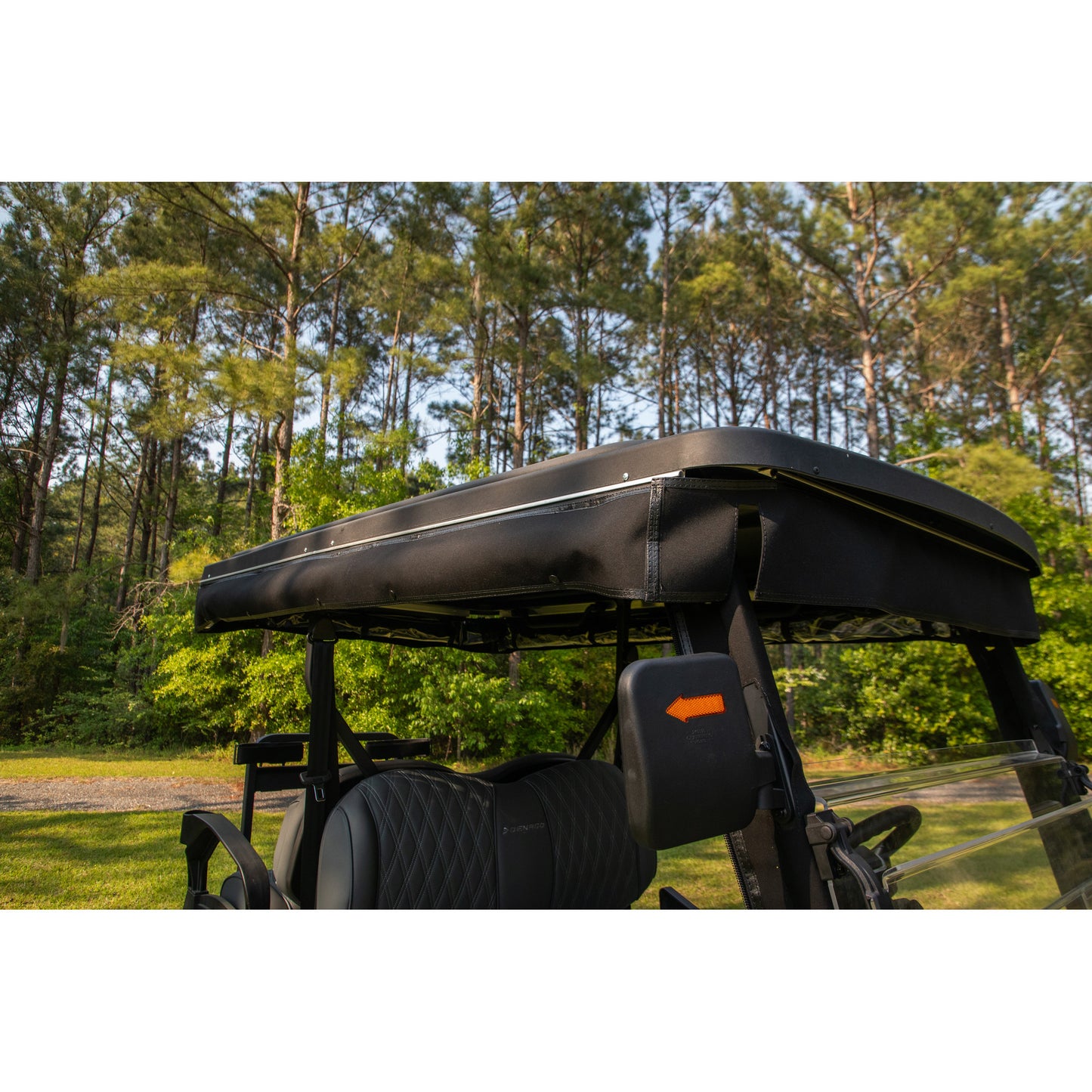 RedDot Denago Nomad XL 2+2 Black 3-Sided Track Style Enclosure & Valance