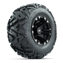 Set of (4) GTW® 10 inch Specter Matte Black Wheels on Barrage Mud Tires