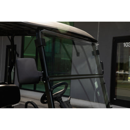 RedDot EZGO RXV with Modular Top Clear Folding Impact Modified Windshield with Rubber Trim (Years 2024-Up)