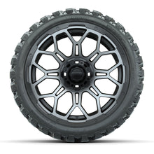 Set of (4) 15″ GTW Bravo Matte Gray Wheels with 23x10-R15 Nomad All-Terrain Tires
