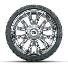 GTW Stellar Chrome 14 in Wheels with 205/35-R14 Maverick Low-Profile All-Terrain Tires - Full Set