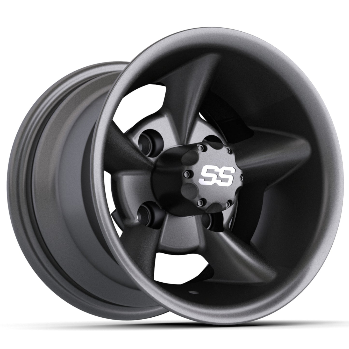 10″ GTW® Godfather Matte Grey Wheel