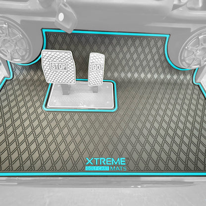 Xtreme Floor Mats for Evolution Forester 2023-Up - Black/Sky Blue