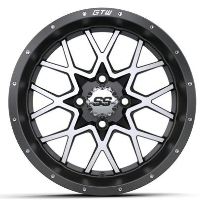 GTW® 14″ Vortex Wheel – Matte Grey/Machined