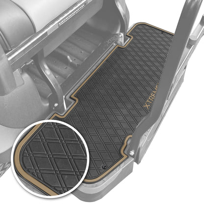 Xtreme Rear Floor Mat for DoubleTake Max5 & Max 6 Rear Seat Kit  - Black/White