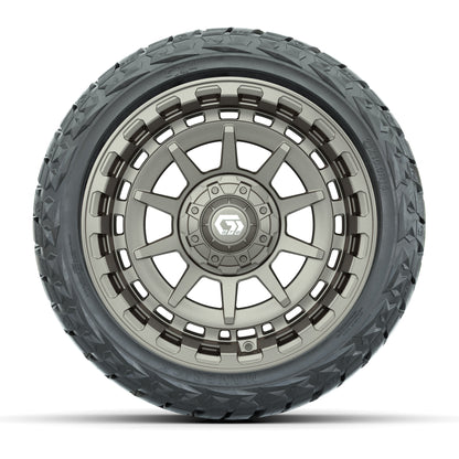 GTW Barricade Satin Bronze 14 in Wheels with 23x10.00-R14 Maverick All-Terrain Tires – Full Set