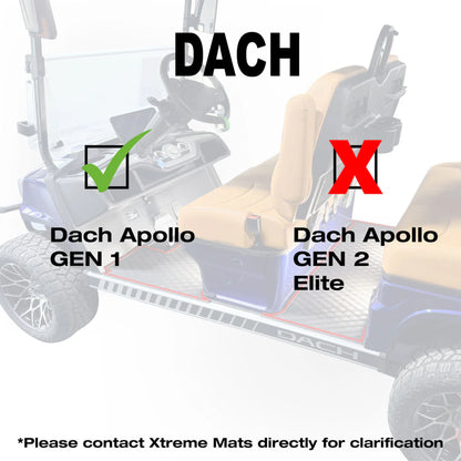 Xtreme Floor Mats for Dach Apollo - Black/Blue Set