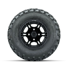 GTW Spyder Matte Black 10 in Wheels with 20x10.00-10 Rogue All Terrain Tires – Full Set