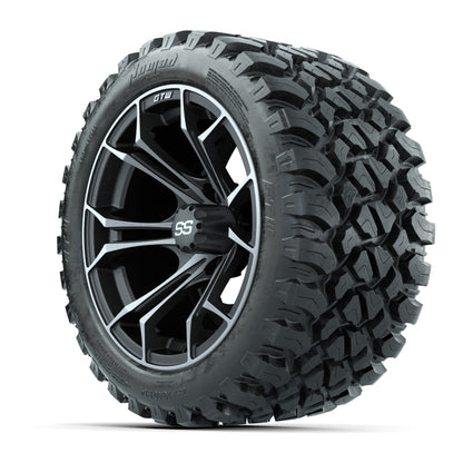 GTW Spyder Matte Grey 14 in Wheels with 23x10-14 GTW Nomad All-Terrain Tires – Full Set