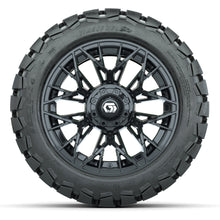 GTW Stellar Black 14 in Wheels with 22X10-14 Timberwolf All-Terrain Tires – Full Set