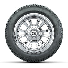 GTW® Shogun Chrome 12 in Wheels with 215/40-12 Excel Classic Street Tires – Full Set