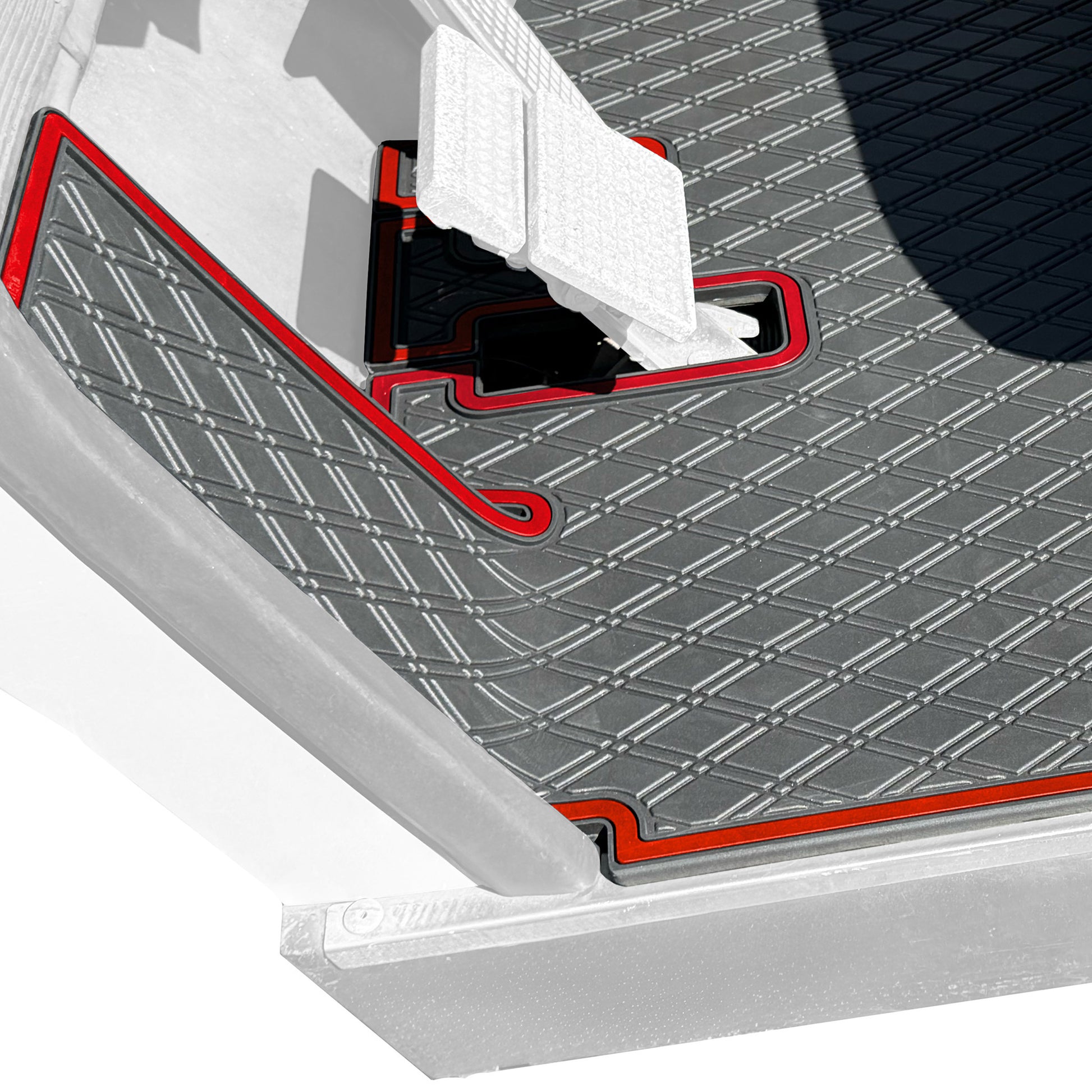 Xtreme Floor Mats for Yamaha G19-G22 - Black/Red