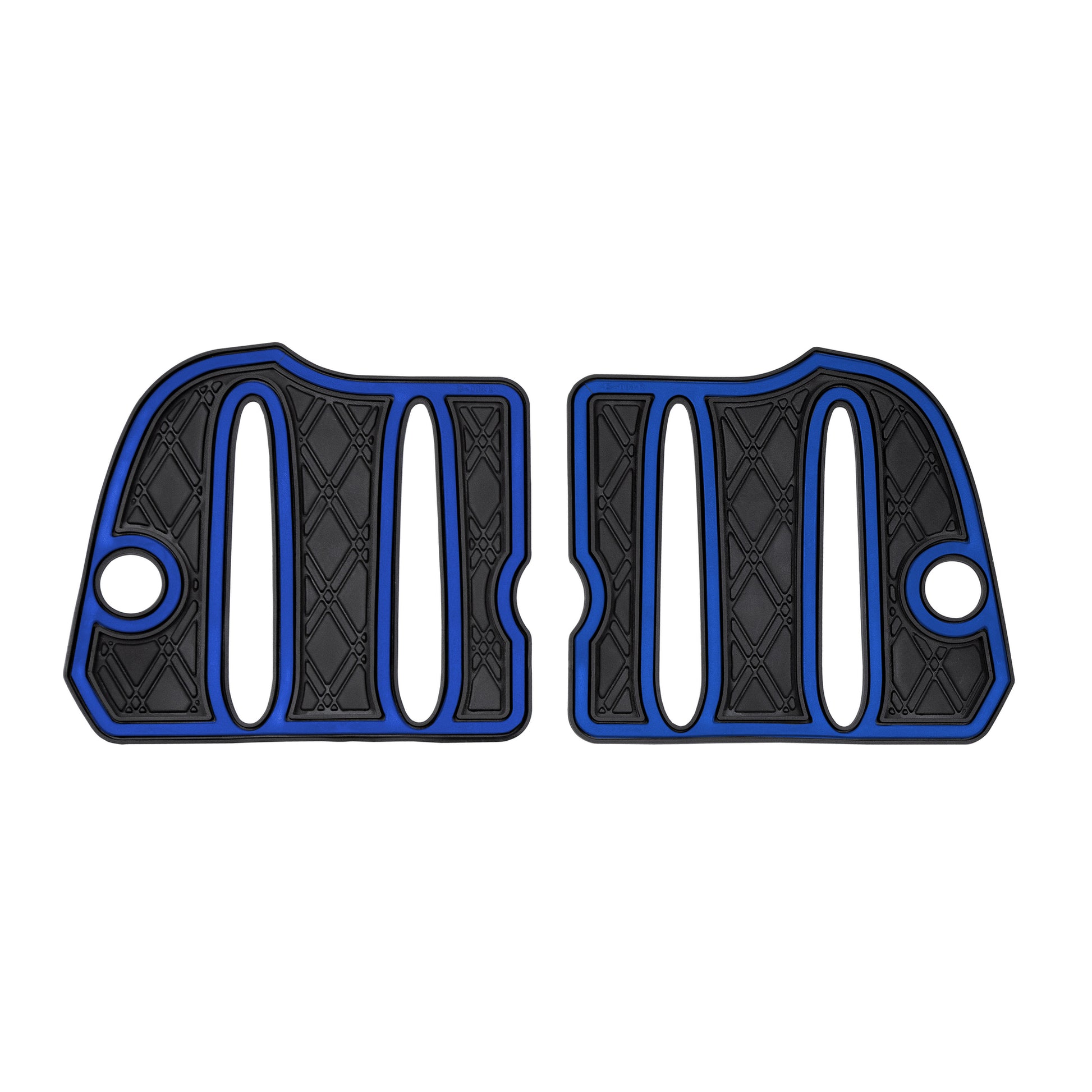 Xtreme Bag Well Mats for Yamaha Drive2 - Black/Blue