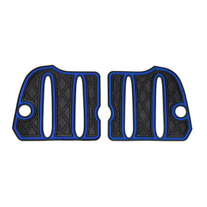 Xtreme Bag Well Mats for Yamaha Drive2 - Black/Blue