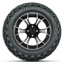 GTW Spyder Matte Black/Bronze 14 in Wheels with 23X10-14 Predator All-Terrain Tires – Full Set