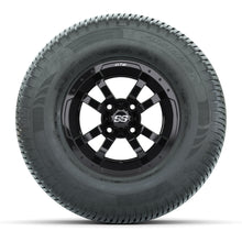 GTW Storm Trooper Black 10 in Wheels with 20in Fusion Street Tires - Set of 4