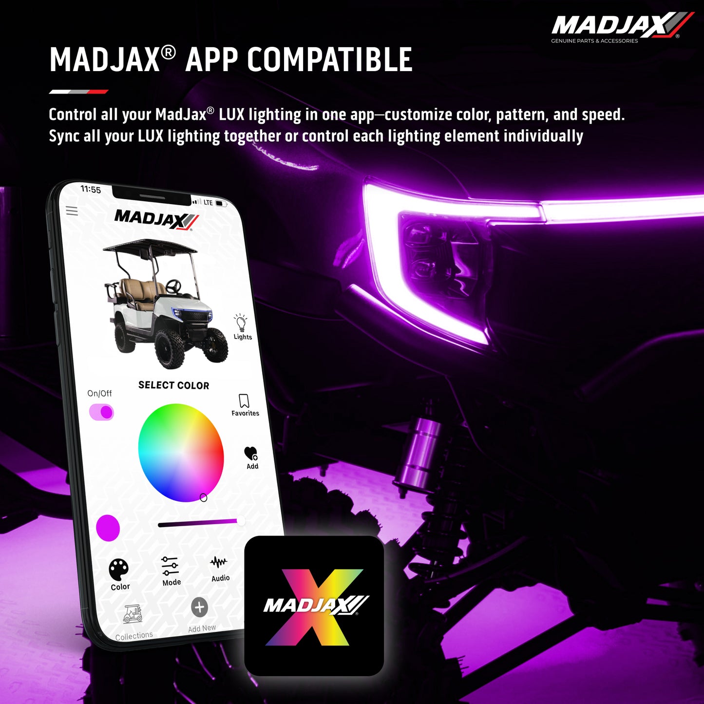 MadJax® Universal LUX Underglow Frame Kit