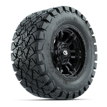 GTW® Shogun Gloss Black 12 in Wheels with 22x10-12 Timberwolf All-Terrain Tires – Full Set