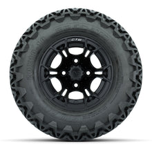 GTW Spyder Matte Black 10 in Wheels with 20x10-10 Predator All Terrain Tires – Full Set