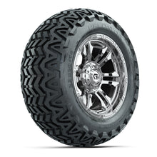 GTW® Shogun Chrome 14 in Wheels with 23x10-14 Predator All-Terrain Tires – Full Set