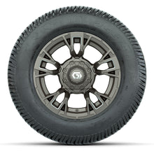GTW® Vandal Bronze/Machined 12 in Wheels with 255/50-12 Excel Classic Street Tires – Full Set
