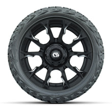GTW Diablo Gloss Black/Machined 15 in Wheels with 23x10.00-R15 Maverick All-Terrain Tires – Full Set