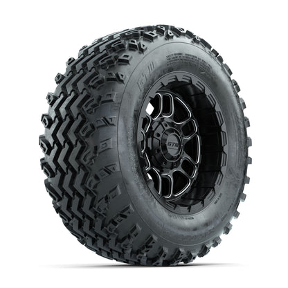 GTW Titan Machined/Black 12 in Wheels with 23x10.00-12 Rogue All Terrain Tires - Full Set