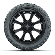 GTW Raven Matte Black 15 in Wheels with 23x10.00-R15 Maverick All-Terrain Tires – Full Set
