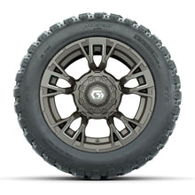 GTW® Vandal Bronze/Machined 12 in Wheels with 20X10-12 Nomad Steel Belt Radial All-Terrain Tires – Full Set