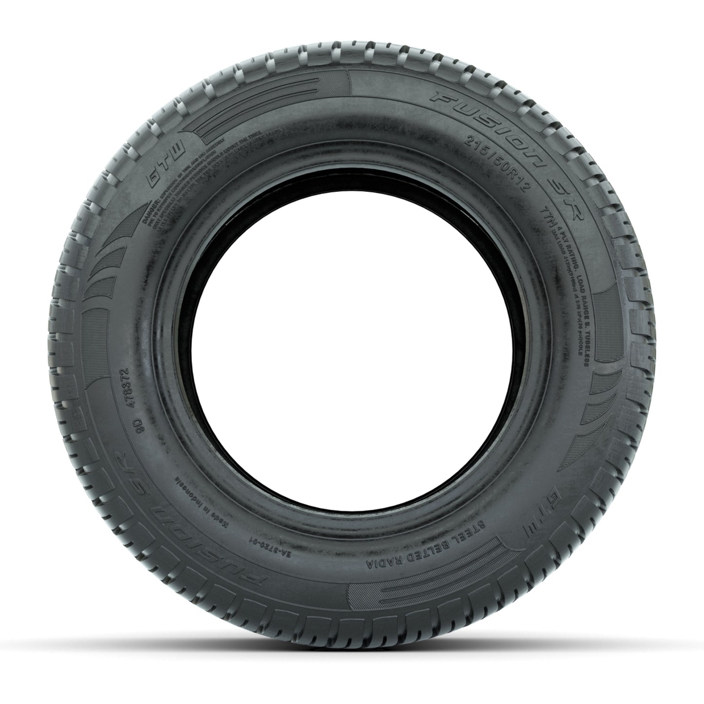 215/50-R12 GTW® Fusion S/R Steel Belted Street Tire