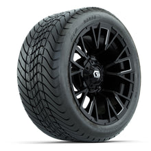 GTW Vandal Matte Black/Machined 14 in Wheels with 225/30-14 Mamba Street Tires – Full Set