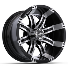 10'' GTW® Tempest Black with Machined Accents Wheel
