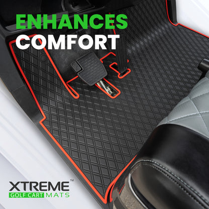 Xtreme Front Floor Mat for Evolution D5 Ranger & Maverick – Black/Blue