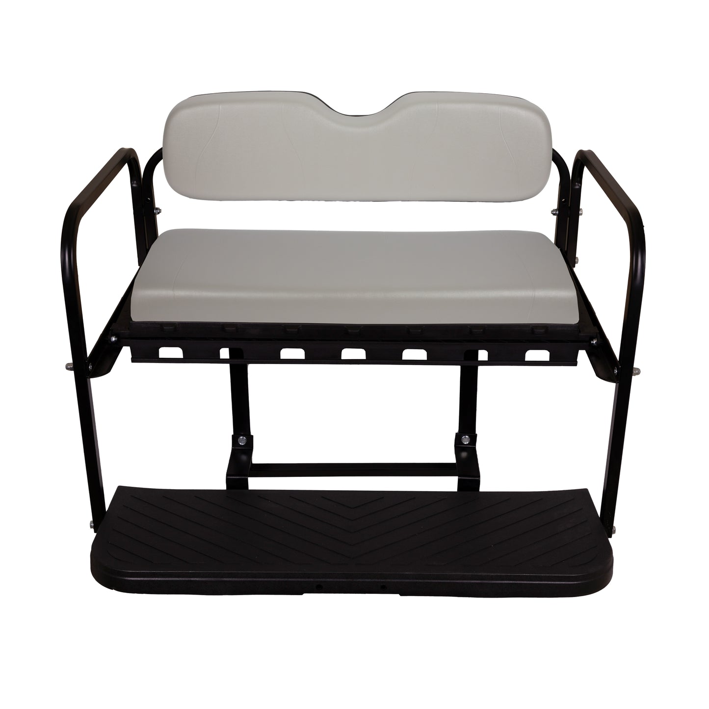 GTW MACH3 Rear Flip Seat for Club Car Precedent, Tempo, & Onward - Gray (Years 2004-Up)