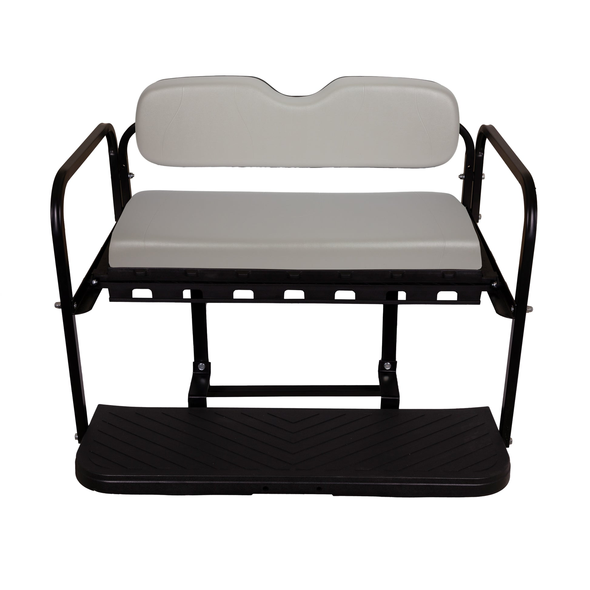 GTW MACH3 Rear Flip Seat for Club Car Precedent, Tempo, & Onward - Gray (Years 2004-Up)