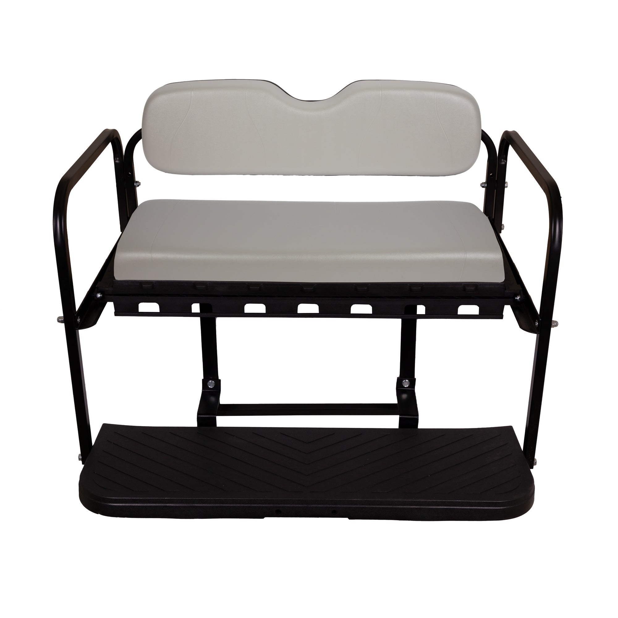 GTW MACH3 Rear Flip Seat for Club Car Precedent, Tempo, & Onward - Gray (Years 2004-Up)