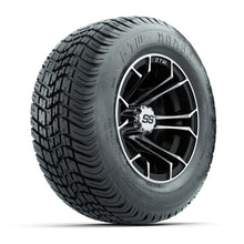 GTW Spyder Machined/Black 10 in Wheels with 205/50-10 Mamba Street Tires – Full Set