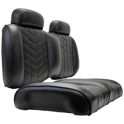 MadJax Aviator Yamaha Drive/Drive2 & ICON Black Front Seat Cushions