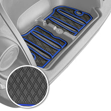 Xtreme Bag Well Mats for Yamaha Drive2 - Black/Blue