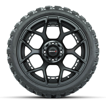Set of (4) 15" MadJax® Flow Form Evolution Matte Black Wheels with GTW® Nomad Off Road Tires