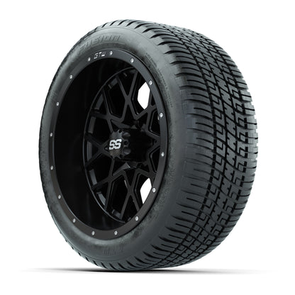 Set of (4) 14 in GTW Vortex Wheels with 205/30-14 Fusion Street Tires