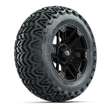 GTW® Graffiti Gloss Black 14 in Wheels with 23x10-14 Predator All-Terrain Tires – Full Set